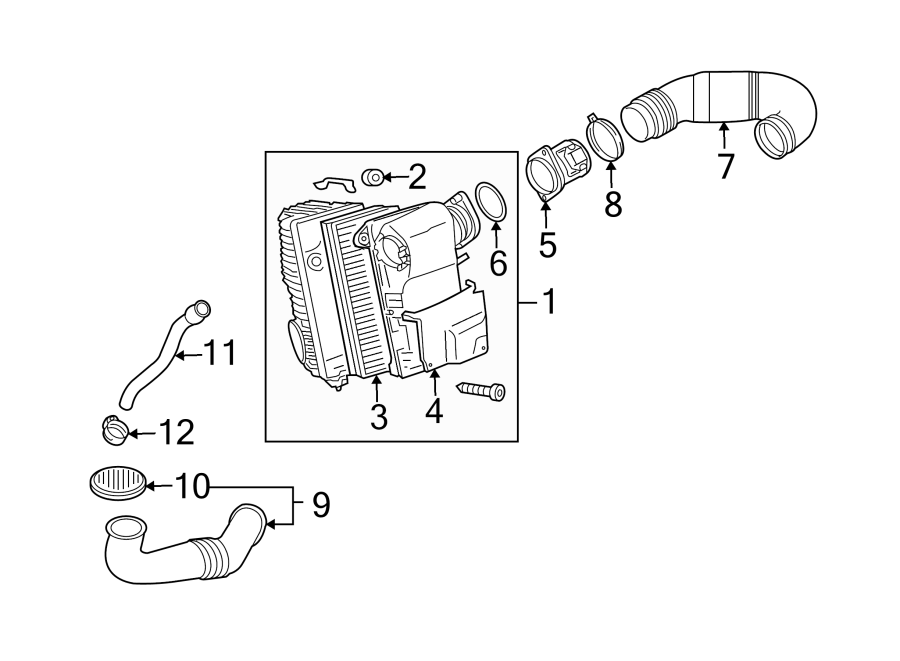 Air Cleaner Assembly 7L6-129-607-BA - View 2