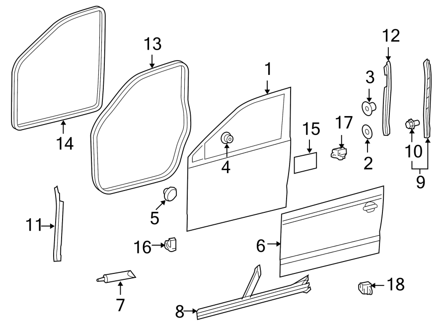 Door Panel Insulation 1K5-868-759-N - View 2