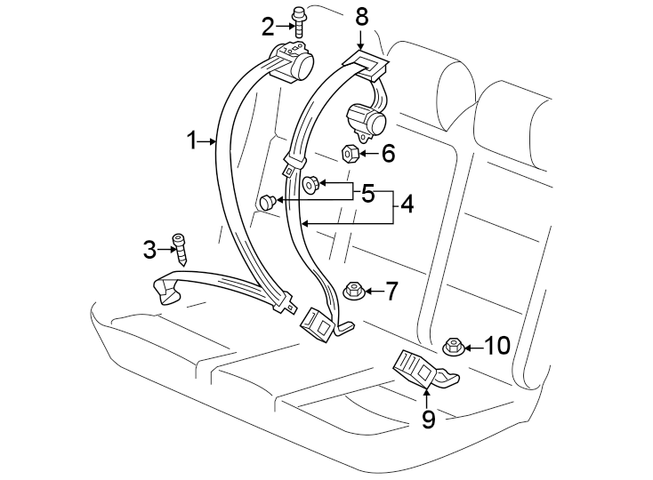 Outer Belt Assembly 5GM-857-805-B-RAA - View 3