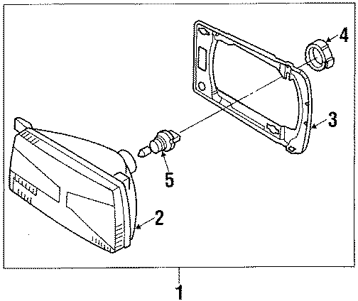 Headlamp Bulb Retainer 165-941-621