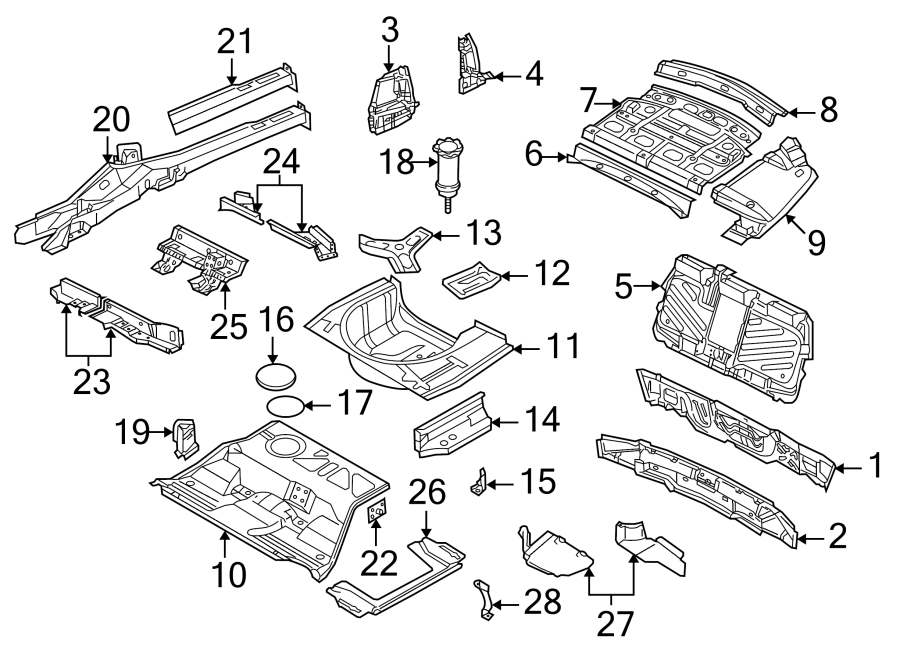 Floor Pan 8E0-803-093-Q - View 7