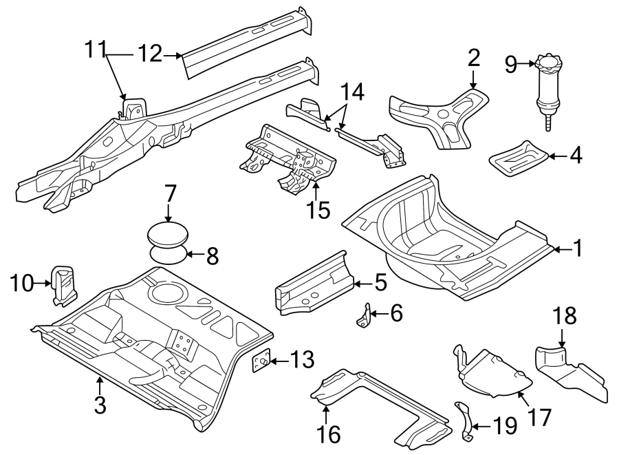Spare Tire Retainer 3B5-803-899-K - View 2