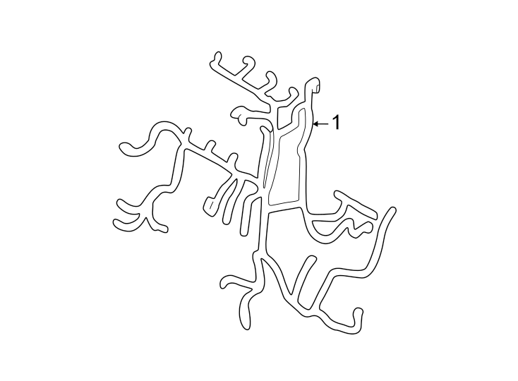 Engine Harness 05E972610AF - View 2