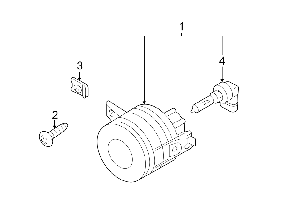 Fog Lamp 1K0-941-699-C - View 2