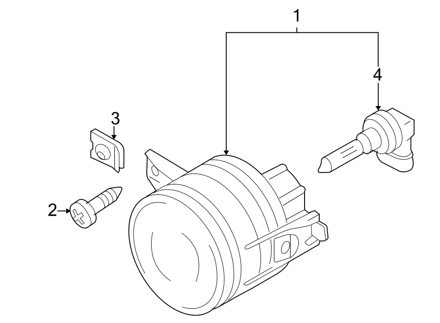 Fog Lamp Assembly 1T0-941-700-B - View 2