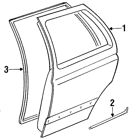 Weatherstrip 1H9-867-367-D