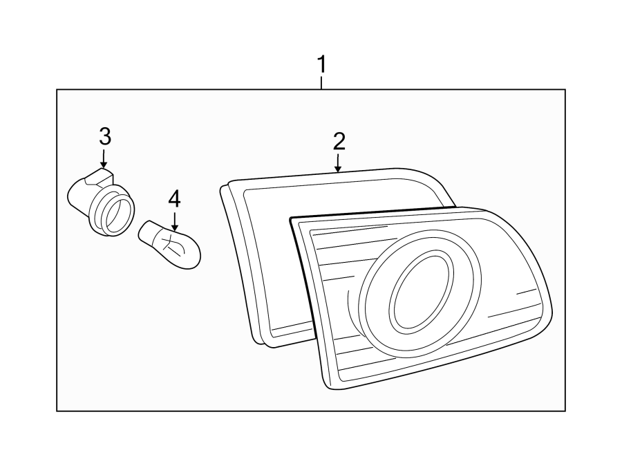 Tail Lamp Assembly Gasket 3C9-945-192 - View 2