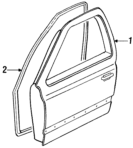 Door Shell 1HM-831-052-AA