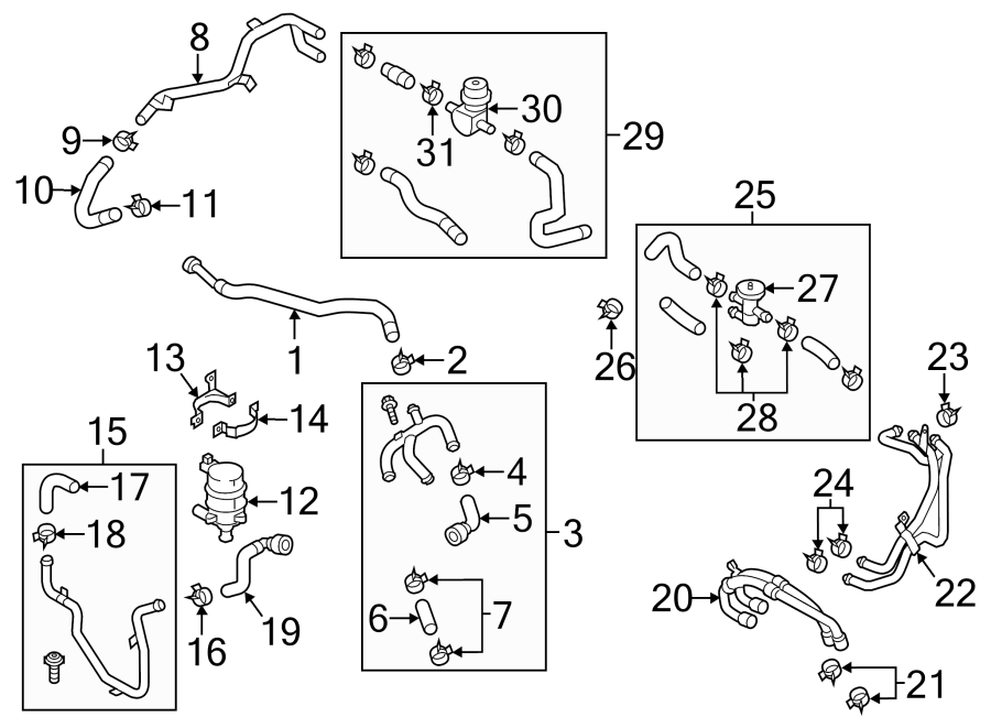Cooling Pipe 7P0-121-156-B - View 2