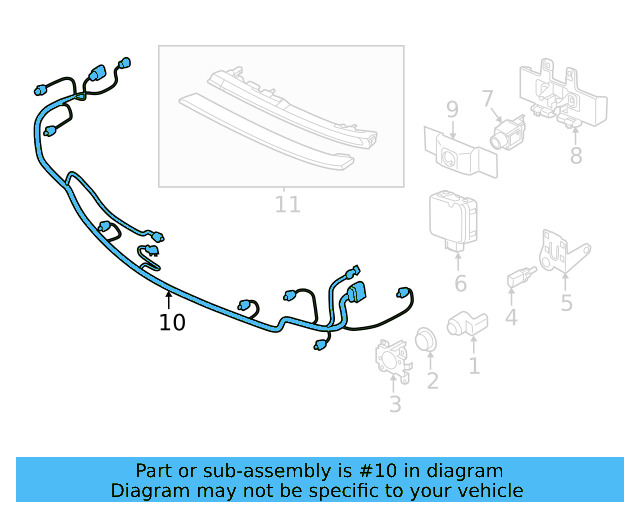 Harness 3G8-971-095-CE - View 3