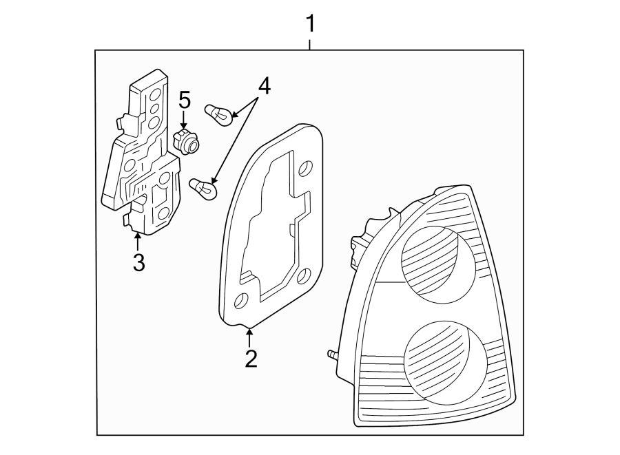 Tail Lamp Assembly 3B7-945-096-B - View 3