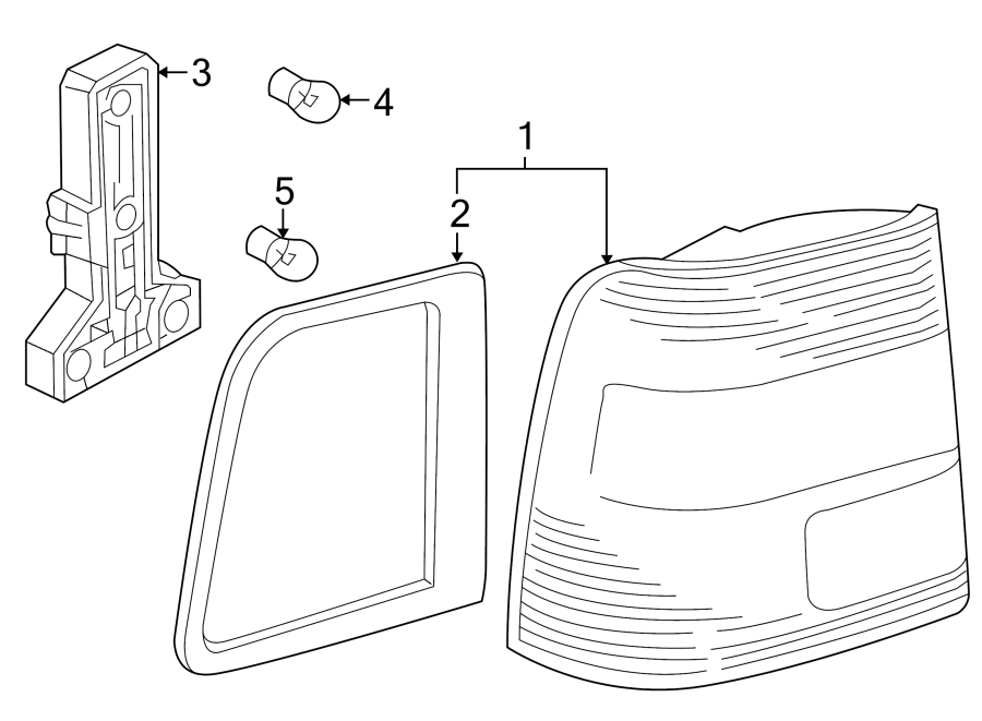 Tail Lamp Assembly 3B5-945-095-L - View 2