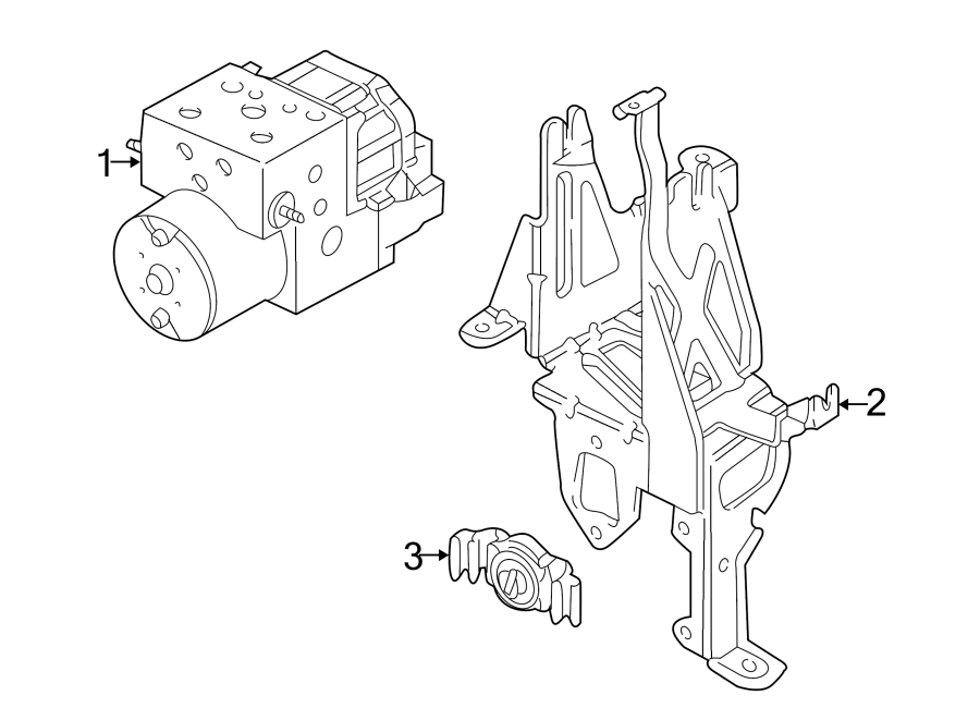ABS Hydraulic Assembly 8E0-614-111-Q - View 2