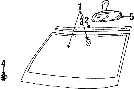 Mirror Inside 1H0-857-511-B-01C