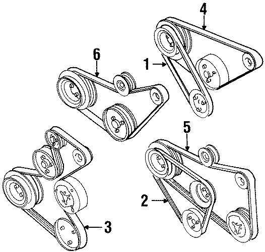 Power Steering Belt 021-145-933-C - View 4