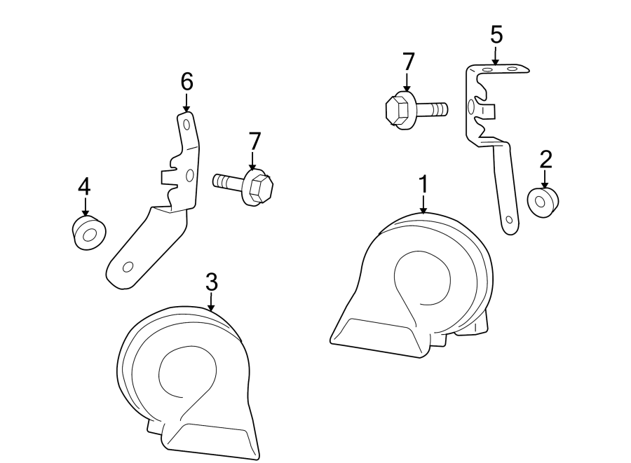 Bracket 5N0-951-182-C - View 4
