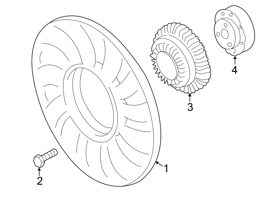 Pulley 06B-119-145 - View 4