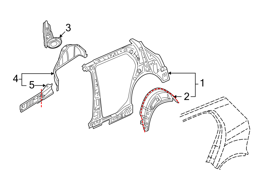 Inner Panel 5K4-809-404-B