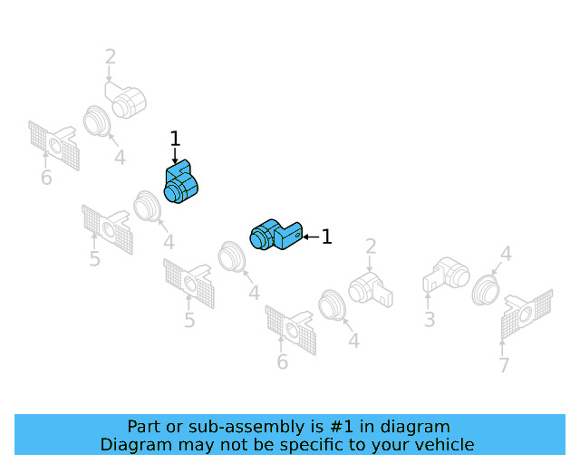 Sensor (Unpainted) 5q0919275cgru - View 26