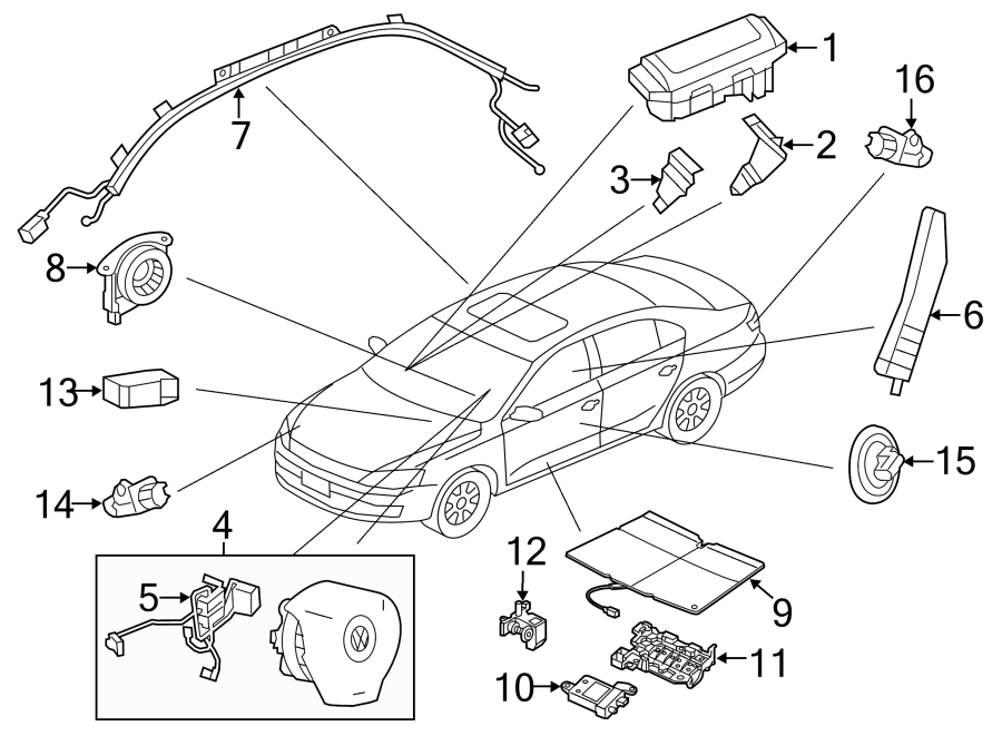 Passenger Inflator Module 5C6-880-204-K