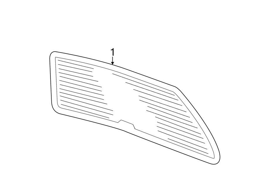 Back Glass 1K5-845-051-AR - View 4