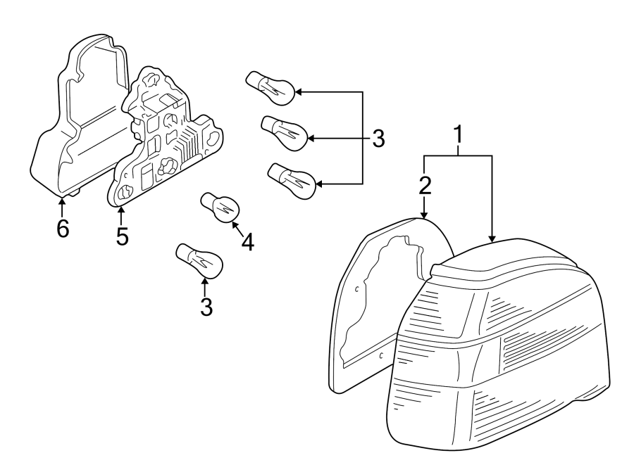 Tail Lamp Assembly 1EM-945-112 - View 2