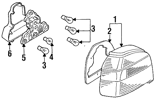 Tail Lamp Assembly 1EM-945-111-A