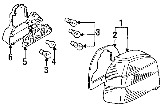 Tail Lamp Assembly 1EM-945-111-A - View 2