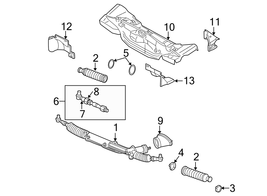 Rack And Pinion Assembly 8D1-422-053-BX