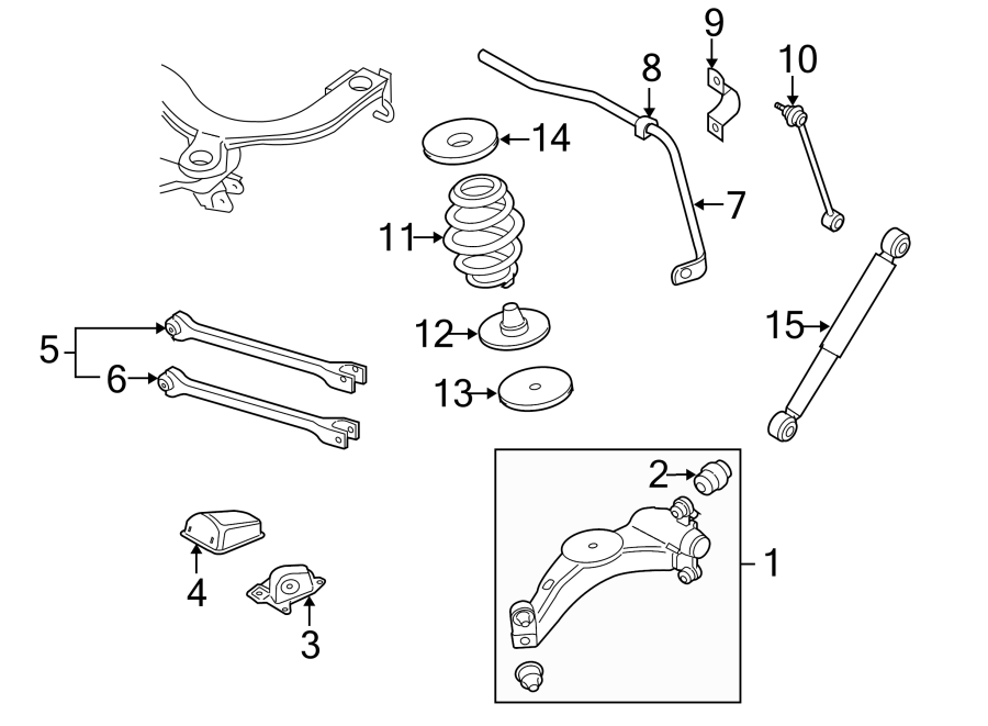 Spacer 1J0-511-341-A - View 4