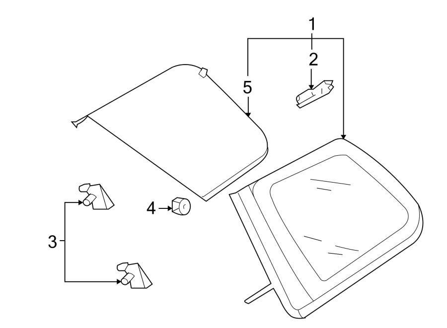 Quarter Glass 7L6-845-298-EF - View 2