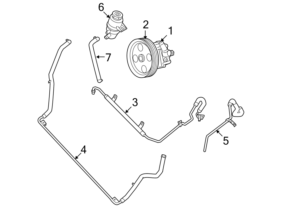 Lower Return Hose 7B0-422-093-C - View 4
