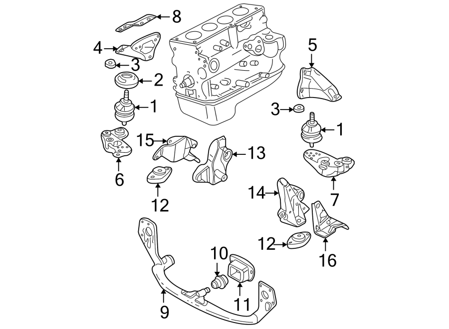 Trans Mount 4B0-399-151-M - View 8