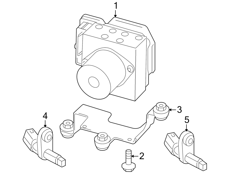 ABS Control Unit 5N0-614-109-R-BEF