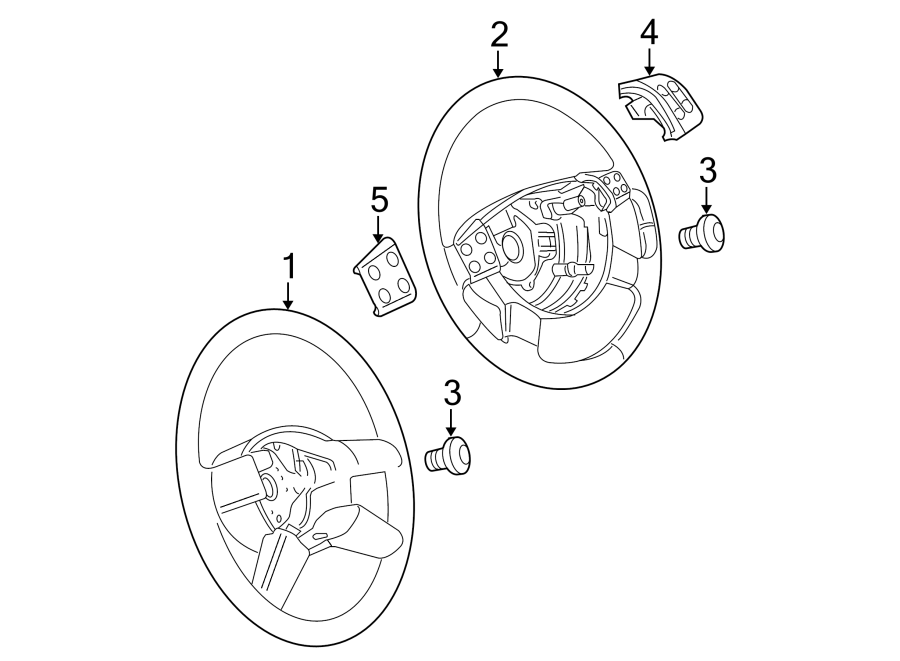 Steering Wheel 3C0-419-091-AF-E74 - View 4