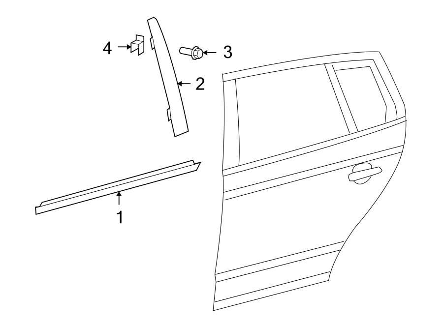 Frame Molding 5K6-839-902-B-041 - View 6