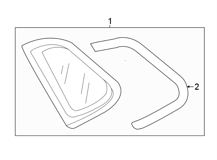 Quarter Glass 5NN-845-042-C-NVB - View 2