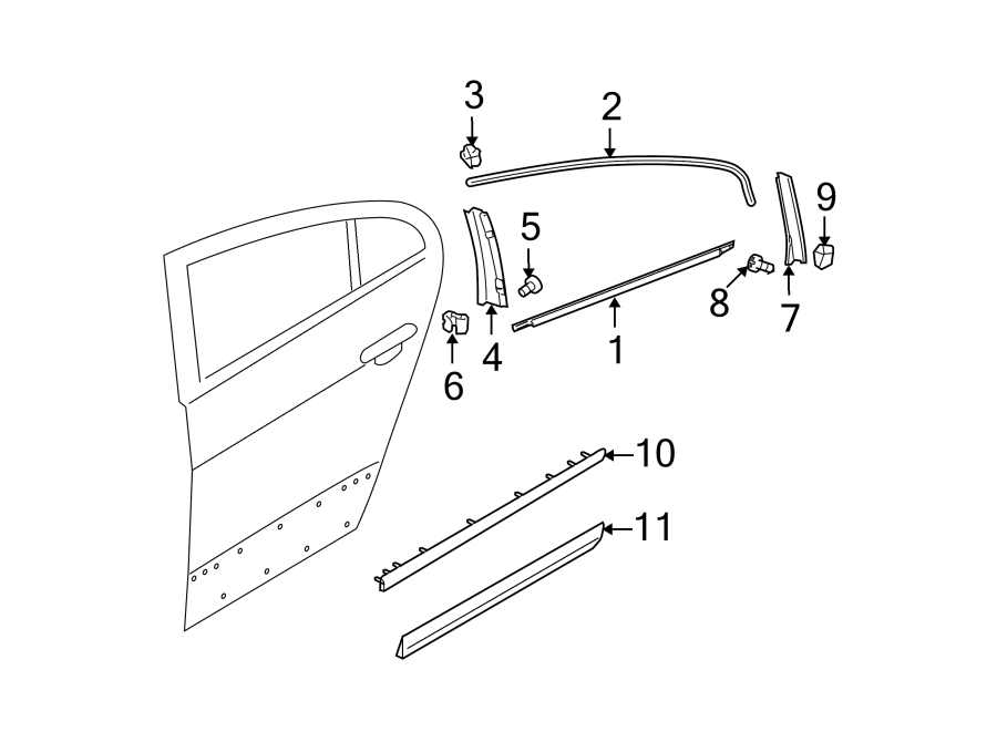 Rear Trim 3C9-839-904-B-03C - View 4