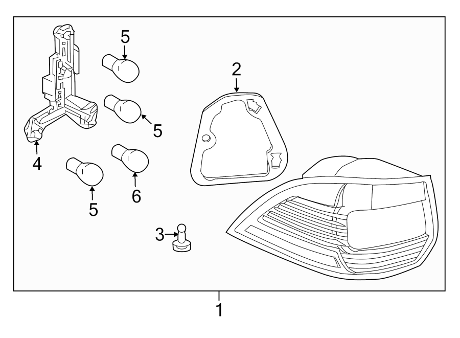 Tail Light Socket 1K9-945-257 - View 7