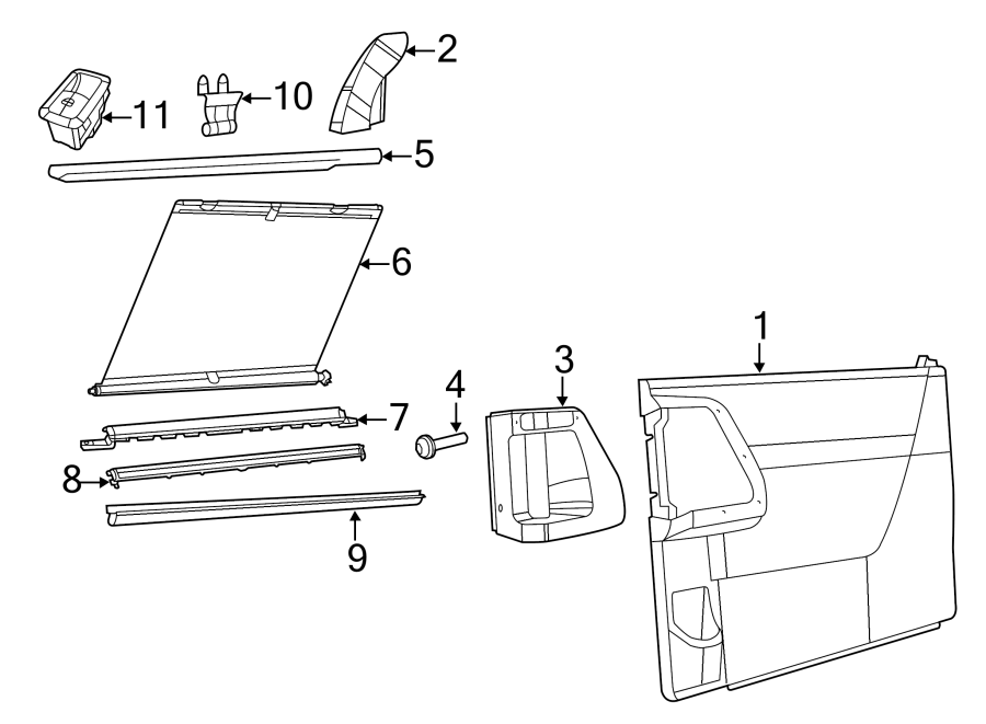 Cover Molding 7B0-867-379-A-HL9 - View 4