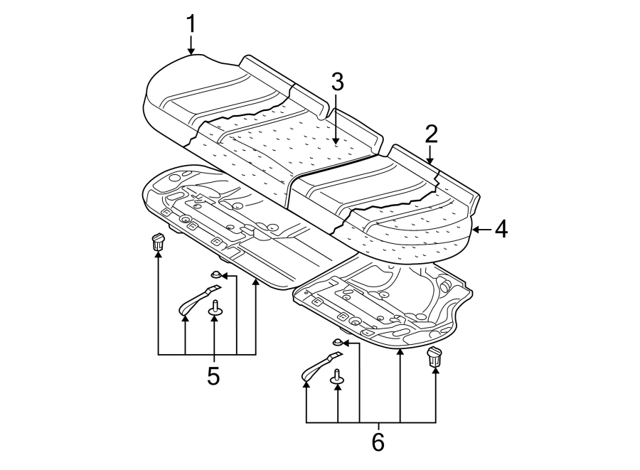 Seat Frame 1K9-885-305-C - View 3