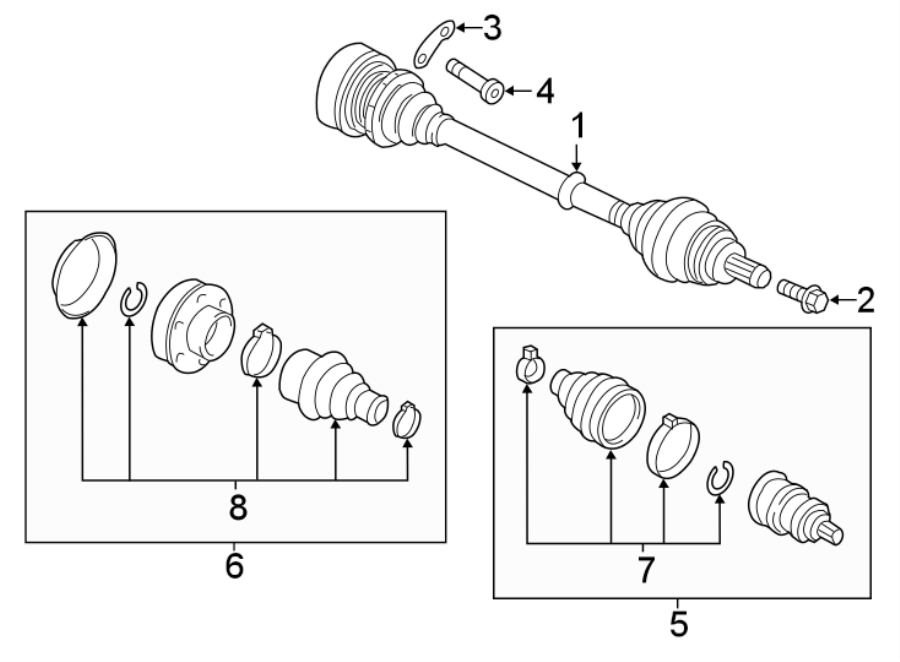 Axle Assembly 5QE-407-271-B