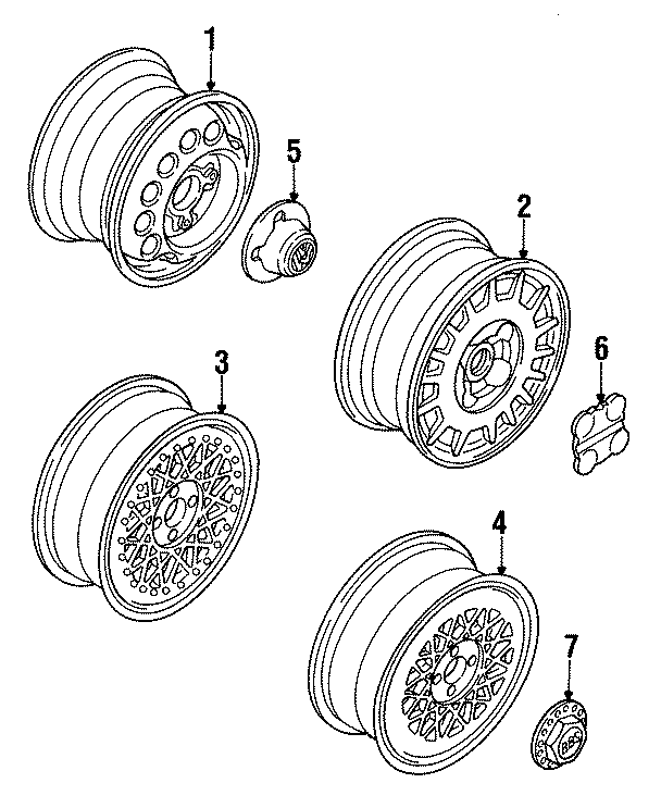Wheel, Steel 357-601-025-M