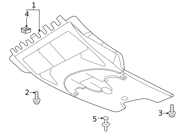 License Bracket Rivet N-038-549-4 - View 2