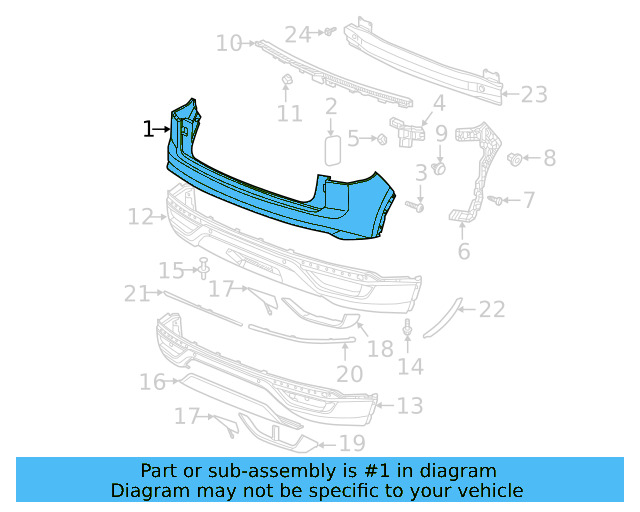 Cover (Unpainted) 3cn807221dgru - View 3