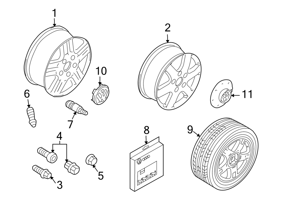 Wheel Bolt 7L0-698-139-050 - View 8