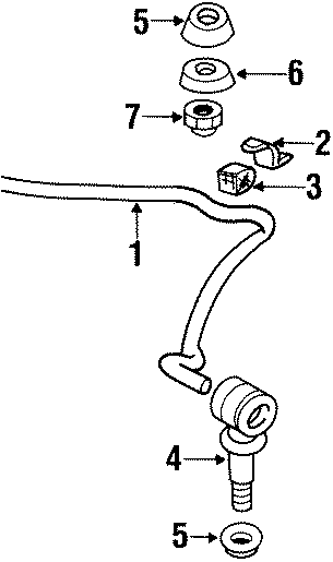 Stabilizer Bar 1H0-411-309-G