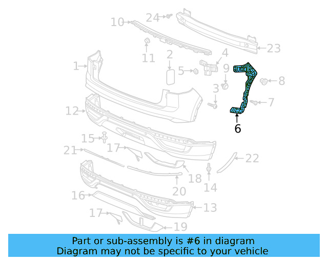 Fender Liner Nut WHT-004-694 - View 97
