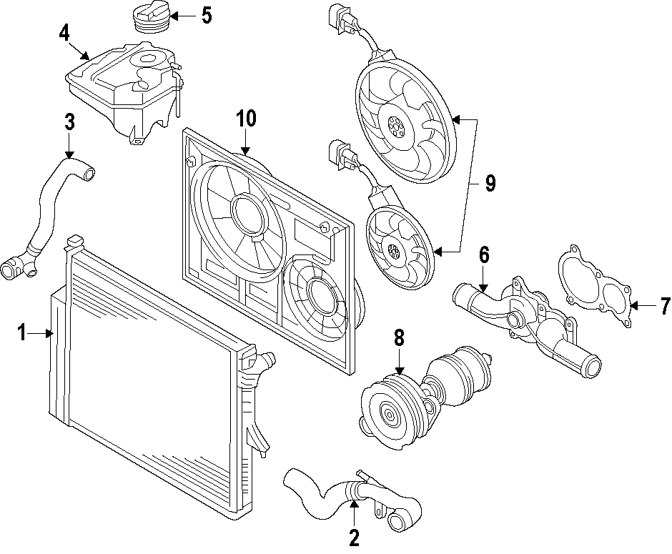Lower Hose 7L6-122-051-R - View 2