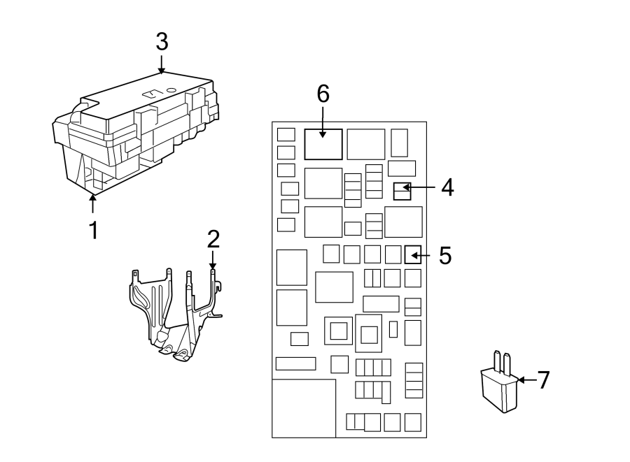 Fuse & Relay Box 7B0937087B - View 4
